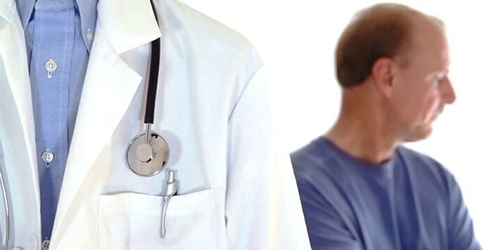 A man showing symptoms of chronic prostatitis should see a urologist immediately