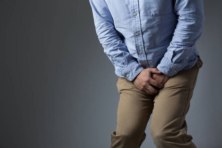 Pain in men with prostatitis