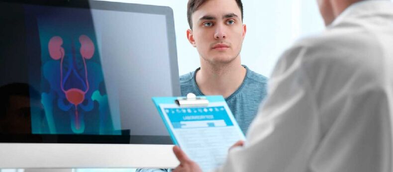 Consultation with a doctor for prostatitis